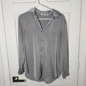 Uniqlo Women's Silk Button Down Shirt